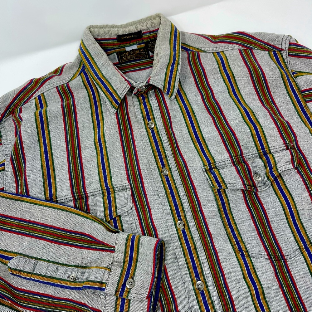 Eddie Bauer Men’s Vintage made in USA McKinley Cloth heavy 100% Cotton Sz. XLg